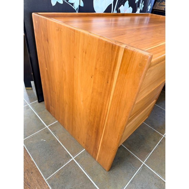 Tan Pompanoosuc Mills Solid Cherry Executive Desk For Sale - Image 8 of 9