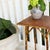 Antique English Tortoiseshell Bamboo Tall Side Table or Plant Stand, Circa 1900 For Sale - Image 11 of 11