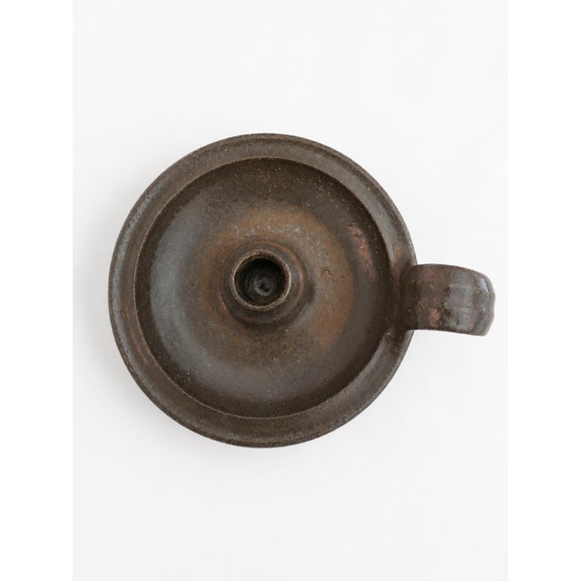 German Brutalist Studio Pottery Model 8013 Candleholder by Rudi Stahl, 1970s For Sale - Image 4 of 7