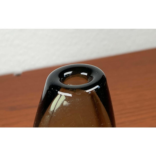 Mid-Century Modern Mid-Century Modern Danish Glass Vase by Per Lütken for Holmegaard, 1960s For Sale - Image 3 of 13