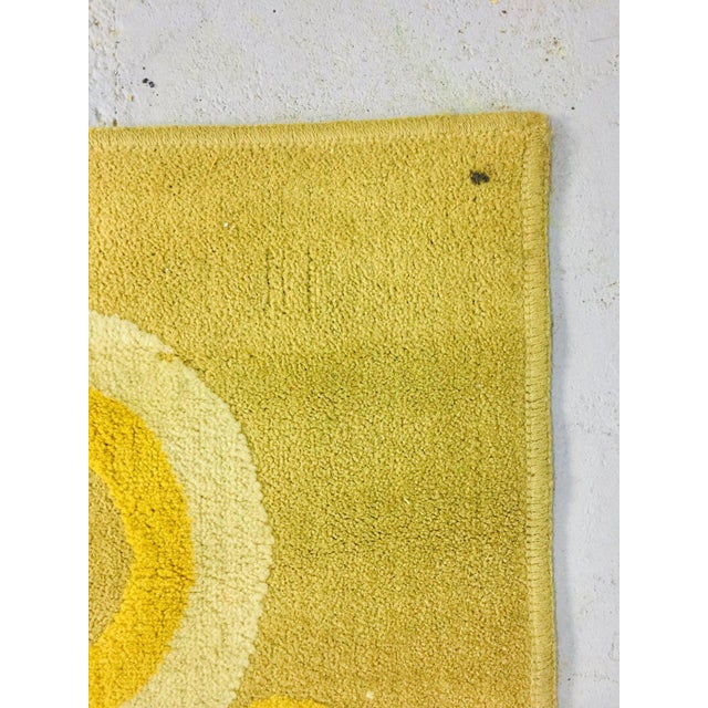 Mid-Century Yellow Rug by Ferenc Fekete, 1970s For Sale - Image 6 of 7