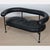 Black Two-Seater Leather Bench, 1980s For Sale - Image 8 of 8
