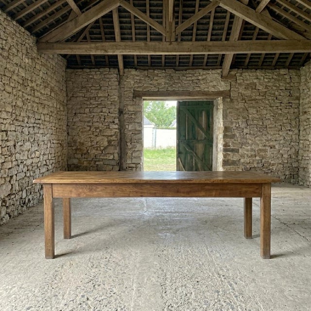 19th Century Farmhouse Table, 1880 For Sale - Image 3 of 3