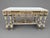 French 1970 French Louis XVI Cream Gold Beech Center Table For Sale - Image 3 of 12