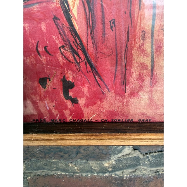 Figurative Original Mourlot-Printed 1966 Metropolitan Opera Poster Chagall Carmen For Sale - Image 3 of 7