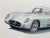 Michal Wojtysiak, Mercedes 300 SLR Uhlenhaut coupe, Acrylic on Paper, 2023 For Sale - Image 4 of 5