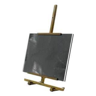 Hollywood Regency Easel-Shaped Brass Picture Frame from Montagnani, Italy, 1970s For Sale