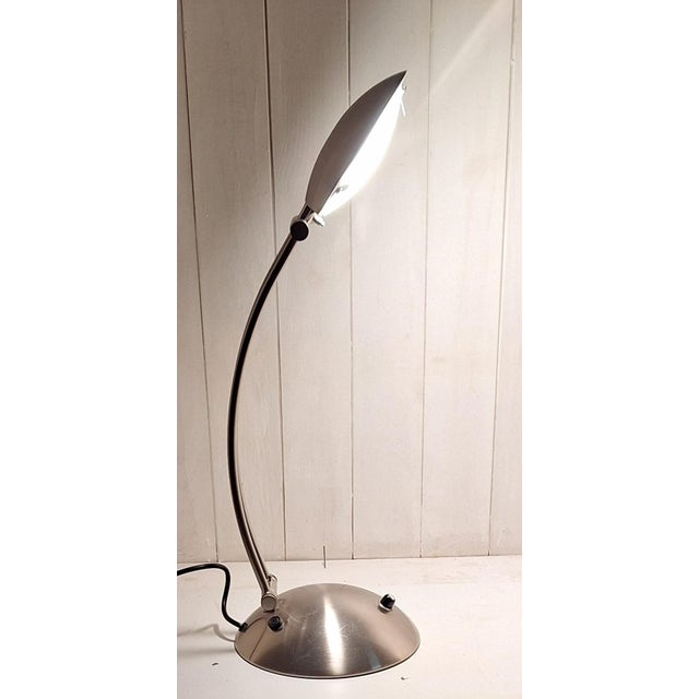 2000 - 2009 Adjustable Desk Lamp in Stainless Steels with Dimmer from Orion, 2000s For Sale - Image 5 of 8