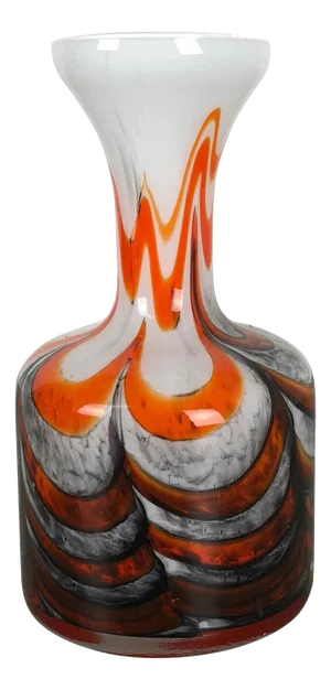 Large Vintage Pop Art Multi-Color Vase from Opaline Florence, Italy, 1970s