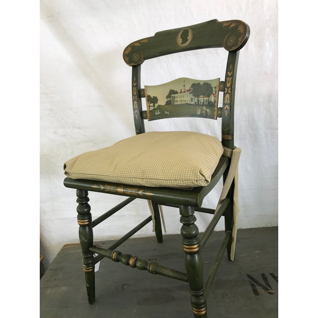 Hitchcock Ltd. Hand Painted Mount Vernon Chair Chairish