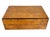 Brown American 19th C Burled Walnut & Bird's Eye Maple Campaign Flip Top Lap Desk For Sale - Image 8 of 17