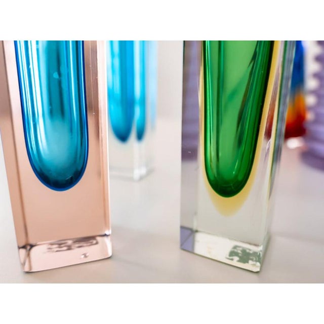 Murano Glass Vase attributed to Flavio Poli, 1960s For Sale - Image 12 of 17