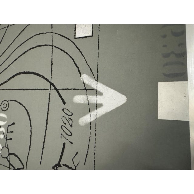 Yoshio Murakami, Graffiti and Stencil on Canvas For Sale - Image 4 of 9