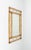 Mid-century wonderful wall mirror in curved rattan and bamboo. Made in Italy in the 1960s. The frame features a refined...