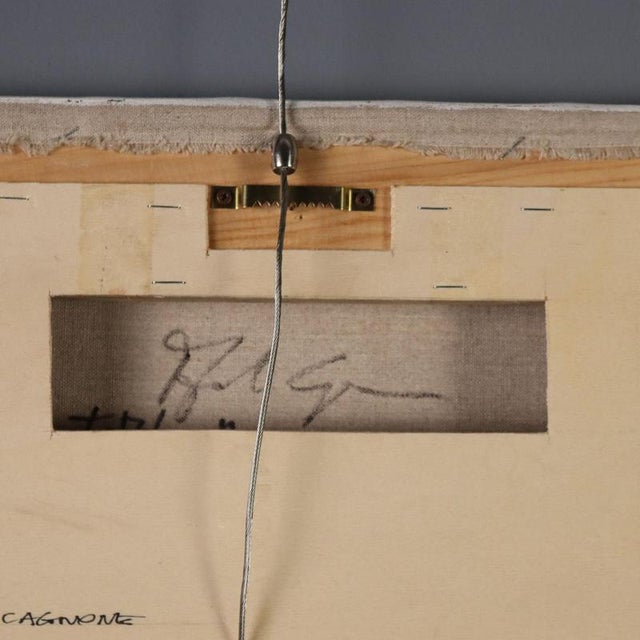 Angelo Cagnone, Abstract Composition, Mixed Media on Canvas For Sale - Image 10 of 13