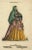 Jost Amman, Woman from Venice, Italy in 16th Century Costume, 1577, Paper For Sale