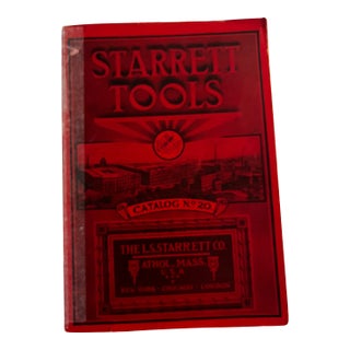 1915 Starrett Tools Book For Sale