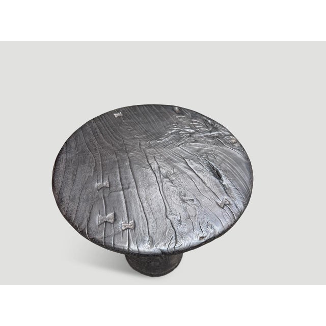 Andrianna Shamaris Impressive Century Old Side Table or Entrance Table For Sale In New York - Image 6 of 6