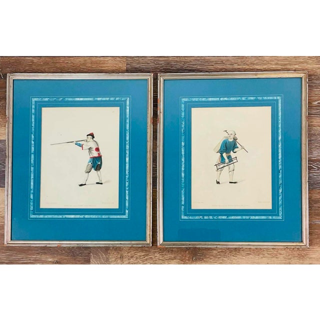 Two Antique Hand Colored Engravings, “A Carpenter” & “A Soldier”. John Dadley's aquatint engravings of "A Carpenter" and...