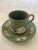 Mid 20th Century Wedgwood Sage Jasper-Ware Demitasse/Espresso Cup and Saucer Mint Condition For Sale - Image 12 of 12