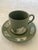 Vintage Wedgwood Sage Jasper-Ware Demitasse/Espresso Cup and Saucer Mint Condition For Sale - Image 12 of 12