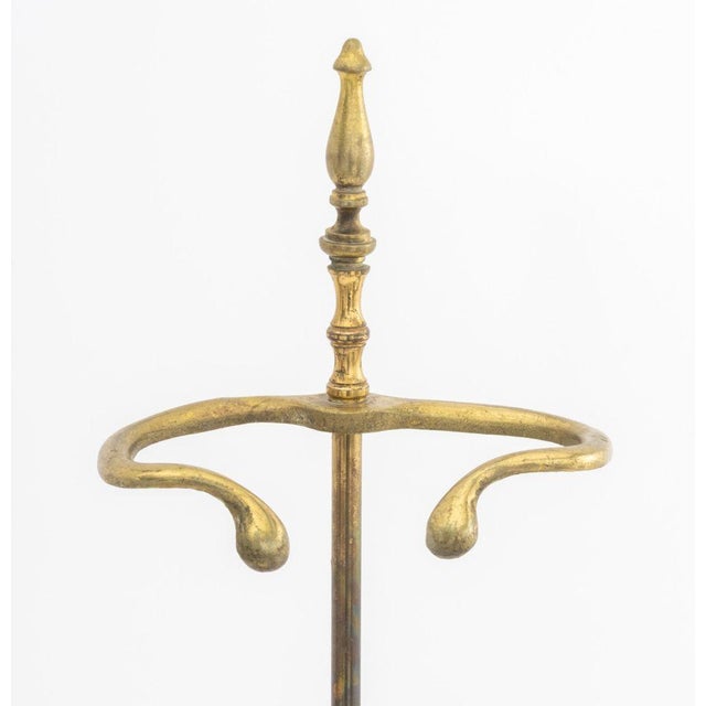Federal Style Brass Fireplace Tools Set, 5 Pcs. For Sale - Image 4 of 15
