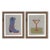Willa Heart Dottie and Honey by Willa Heart in Walnut Frame, Set of 2 Mini Art Prints For Sale - Image 4 of 4