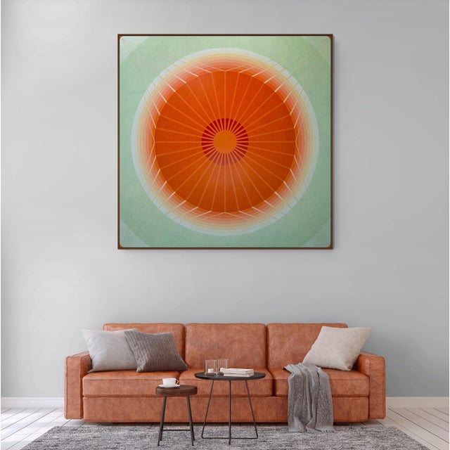 This work will be shipped rolled. Andy Harwood (b. 1983) is a prominent Australian abstract artist whose work explores the...