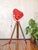 Surgical Hospital Spotlight Floor Lamp on Wooden Tripod from Heraeus Hanaulux, 1990s For Sale - Image 9 of 16