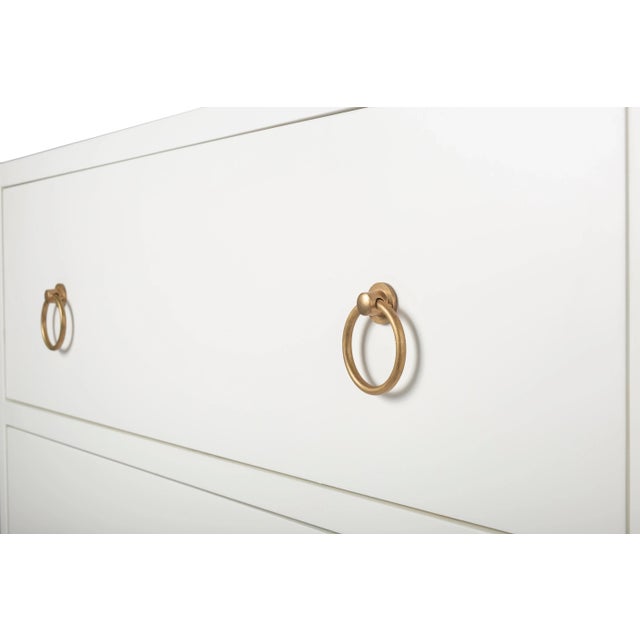 Lark 3 Drawer Dresser, White For Sale In Chicago - Image 6 of 10