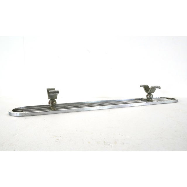 Vintage European Oblong Brass Bakery Trivet For Sale - Image 10 of 13