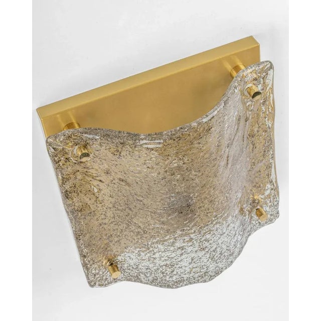 Murano Glass Sconces attributed to Kaiser for Kaiser Idell / Kaiser Leuchten, 1970s, Set of 2 For Sale - Image 6 of 12