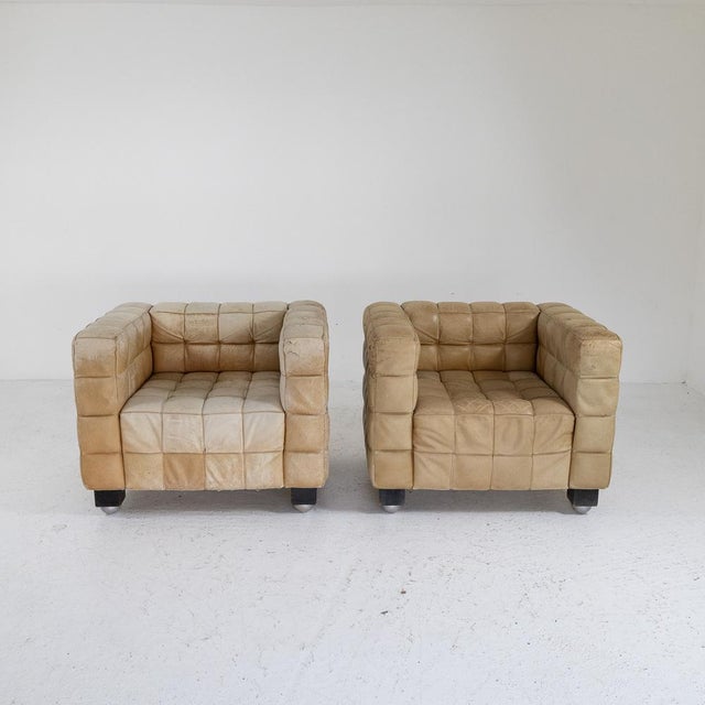 Kubus Armchairs by Josef Hoffmann for Wittmann, 1890s, Set of 2 For Sale - Image 10 of 10