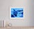 Contemporary Blue Harbor Voyage – Original Oil Painting Sailboat Coastal Landscape For Sale - Image 3 of 6