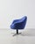 Blue Swivel Chair on Chrome Legs, 1970s For Sale - Image 6 of 7