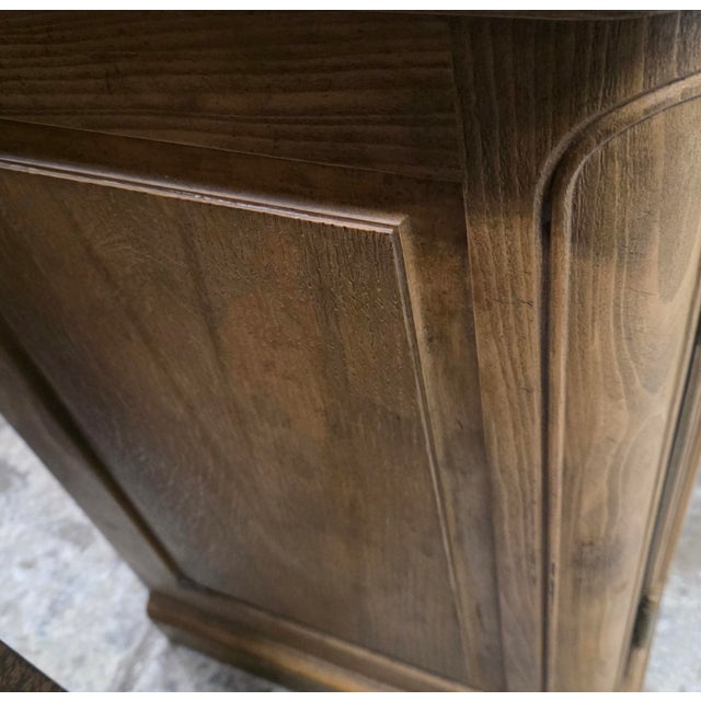 Baker Furniture French Provincial Louis XV Carved Oak Four-Door Sideboard, Circa 1970s For Sale - Image 12 of 15