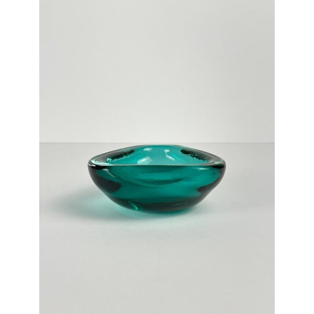 Small Mid-20th Century Murano Glass Geode Bowl from Archimede Seguso, Italy, 1960s For Sale - Image 3 of 10