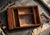 Vintage Wood and Fabric Valet Tray from Gucci, 1970s For Sale - Image 4 of 5