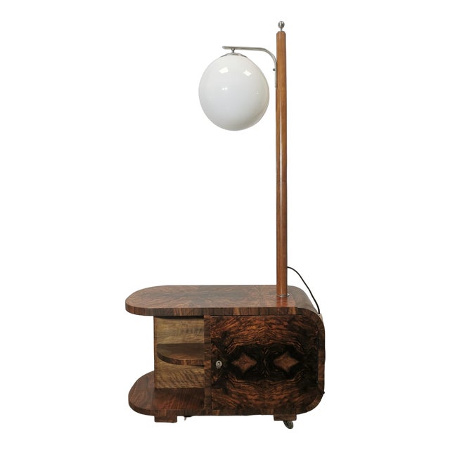Art Deco Floor Lamp by Jindrich Halabala For Sale