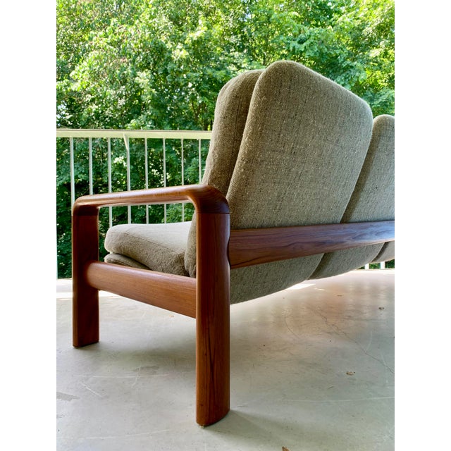 1970s Mid-Century Danish Teak Sofa from Dyrlund, 1970s For Sale - Image 5 of 18