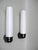 A pair of rare, minimalist mirror lamps designed by wilhelm wagenfeld for lindner gmbh, bamberg. The design dates from...