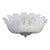 1960s Italian Clear Graniglia Murano Leaves Flush Mount For Sale