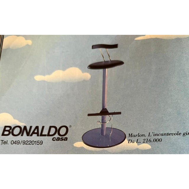 Metal Postmodern Marlon Bar Stool from Bonaldo, Italy, 1980s For Sale - Image 7 of 8