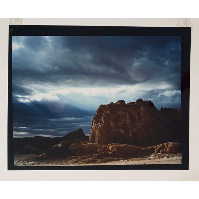 Printmaking Materials Neil Folberg, Jebel Zakuf, Sinai Vintage Color Photo Israeli Signed Cibachrome Photograph, 1982 For Sale - Image 7 of 7