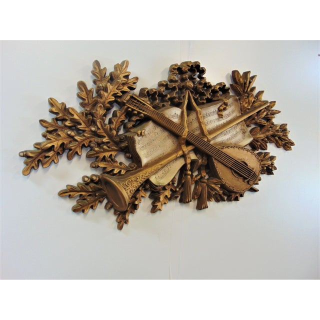 Mid 20th Century Mid 20th Century Italian Style Musical Themed Wall Art For Sale - Image 5 of 5