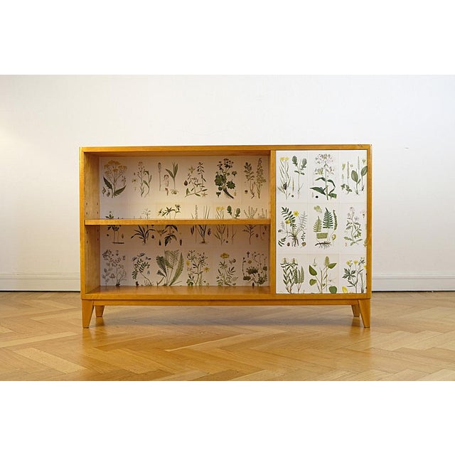 Swedish Modern Nordens Flora Bookcase by C.A.M. Lindman, Sweden, 1940s For Sale - Image 12 of 12