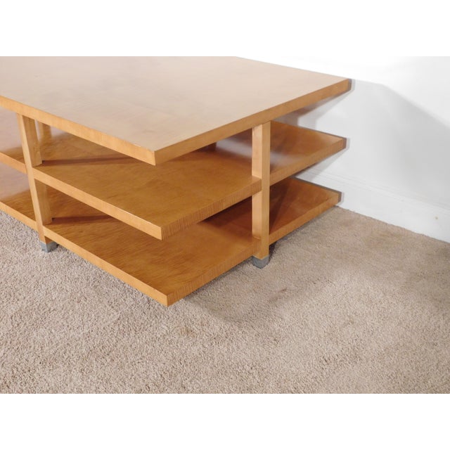 Baker Furniture Archetype Collection 3 Tiered Coffee Cocktail Table For Sale - Image 11 of 15