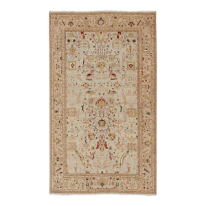 Very Large Fine Rug in Neutrals, Cream, Taupe, Gold, Light Blue & Green 16' X 27' 1"
