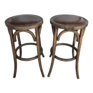 Restoration Hardware Bar Stools - a Pair For Sale