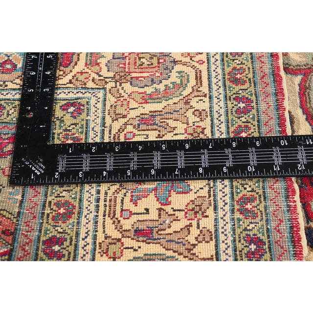 Textile Vintage Persian Ardabil Rug, 04'10 X 07'03 For Sale - Image 7 of 10